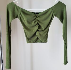 Windsor Long Sleeve Crop Top